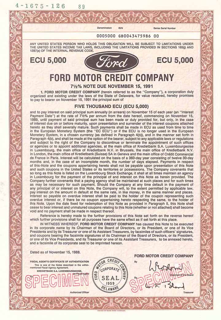 Ford Motor Credit Co.