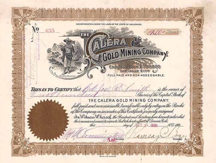 Calera Gold Mining Co.