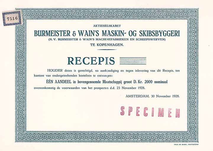 Burmeister & Wain’s Maskin- og Skibsbyggeri