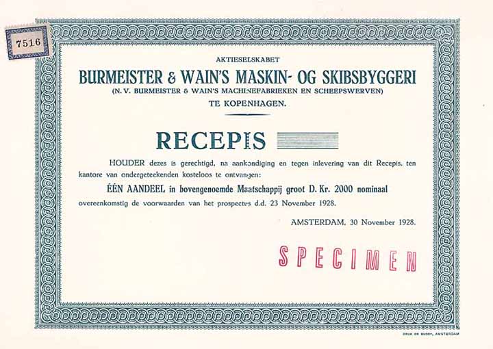 Burmeister & Wain’s Maskin- og Skibsbyggeri