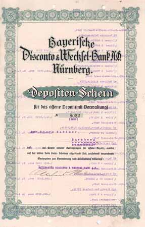 Bayerische Disconto & Wechsel-Bank AG