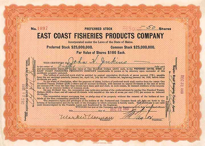 East Coast Fisheries Products Co.