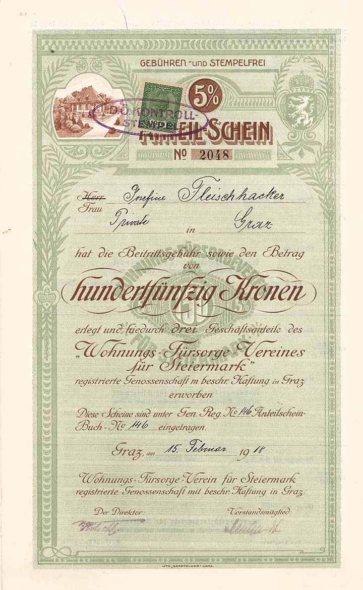 Wohnungs-Fürsorge-Verein für Steiermark reg. Gen.mbH