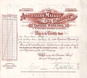 Australian Maikop Oil Co.