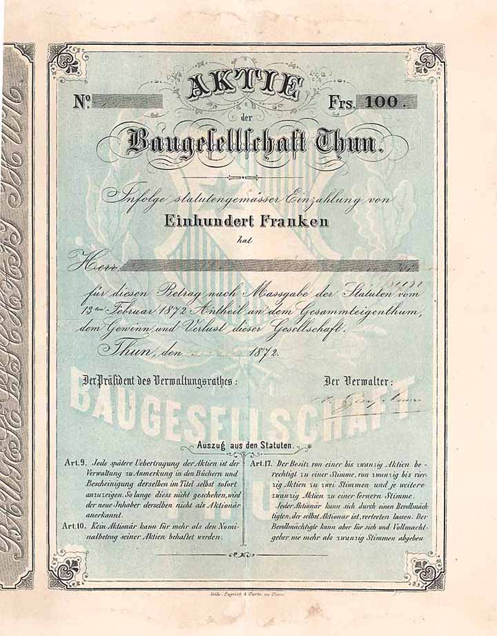 Baugesellschaft Thun