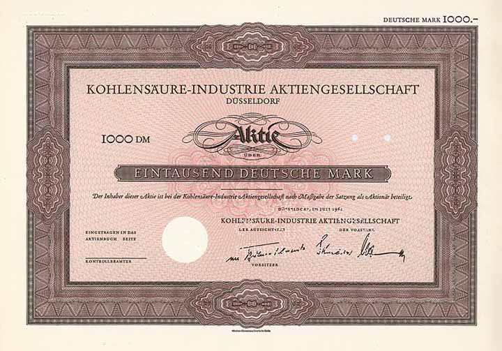 Kohlensäure-Industrie AG