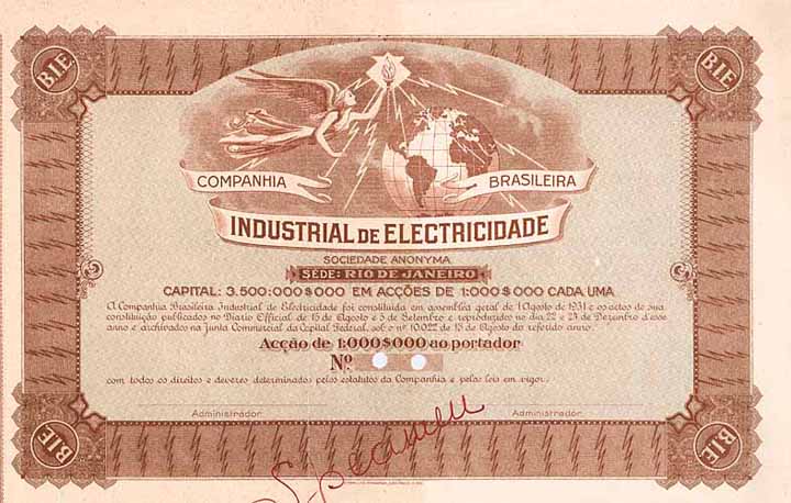 Cia. Brasileira Industrial de Electricidade S.A.