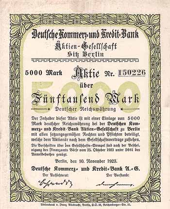 Deutsche Kommerz- und Kredit-Bank AG