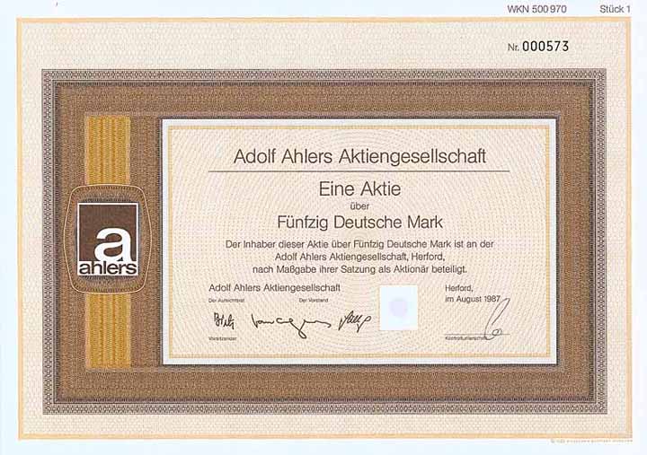 Adolf Ahlers AG