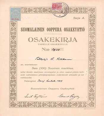 Suomalainen Ooppera Osakeyhtiö (Finnische Opera AG)