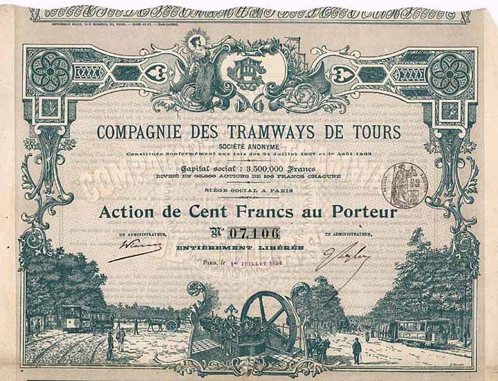 Cie. de Tramways de Tours S.A.