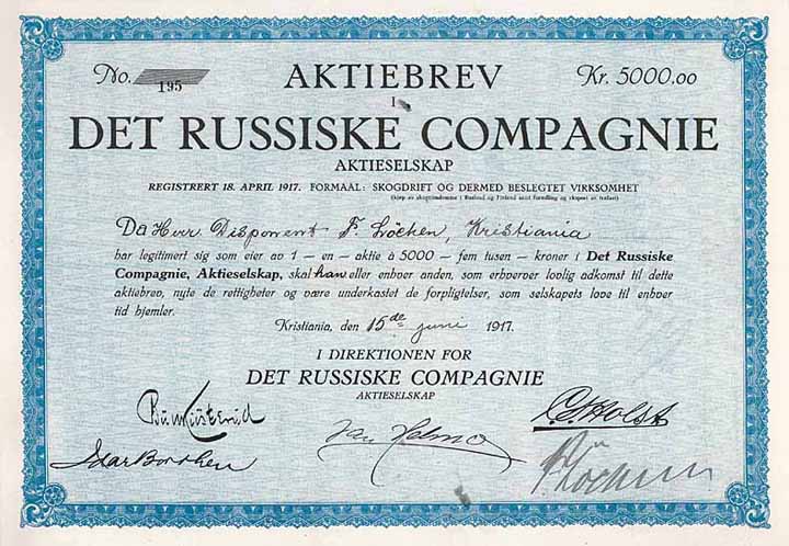 Det Russiske Compagnie A/S