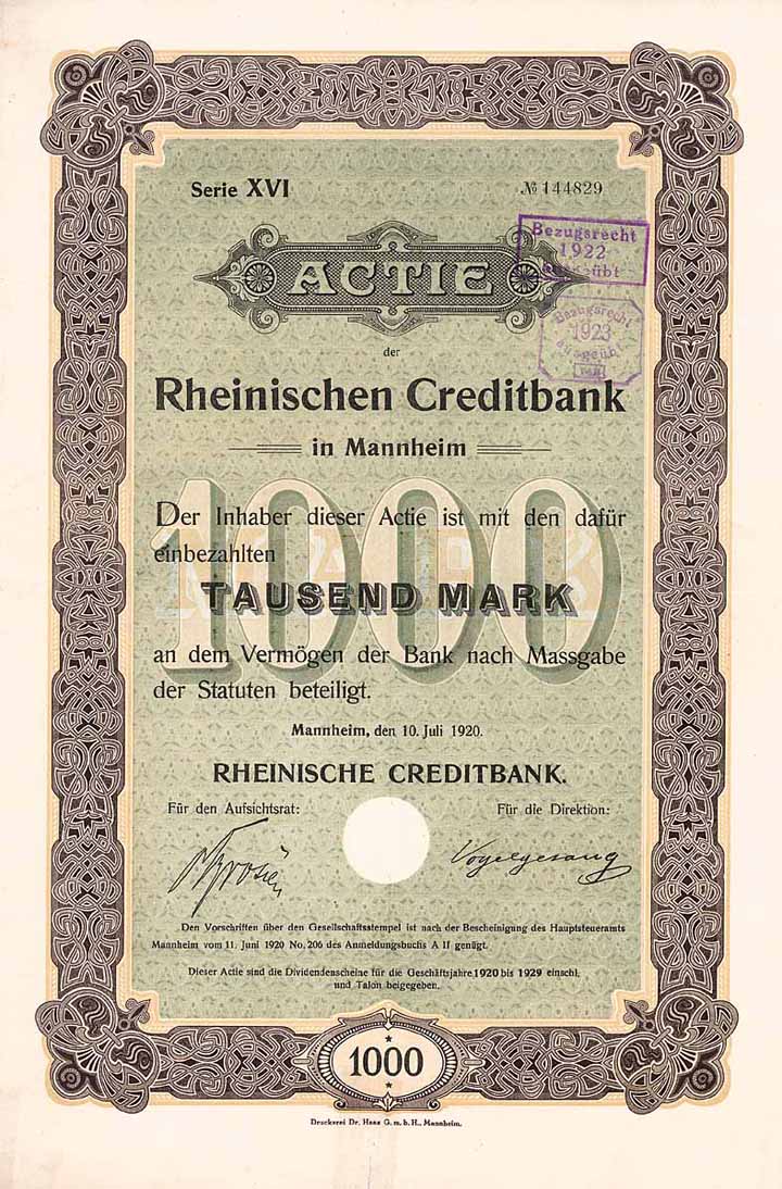 Rheinische Creditbank