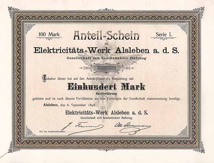 Elektricitäts-Werk Alsleben a.d.S. GmbH