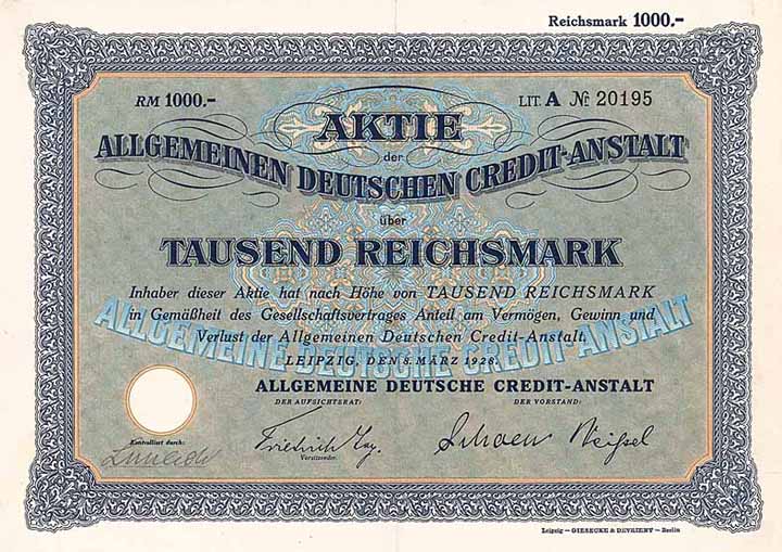 Allgemeine Deutsche Credit-Anstalt