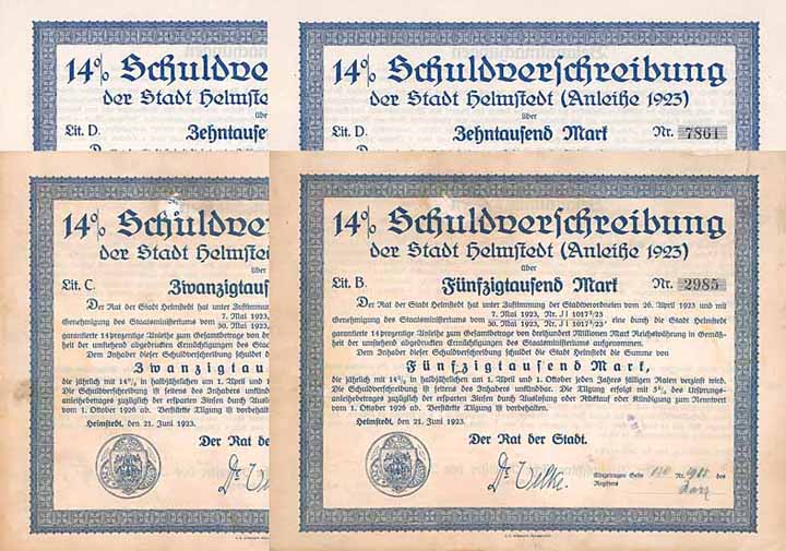 Stadt Helmstedt - Lot 4 Stücke