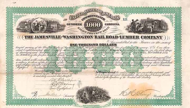 Jamesville and Washington Railroad and Lumber Co.