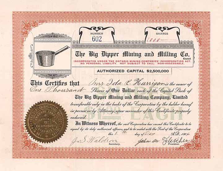 Big Dipper Mining and Milling Co.