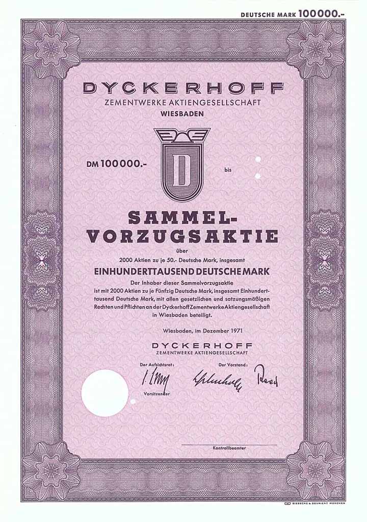 Dyckerhoff Zementwerke AG