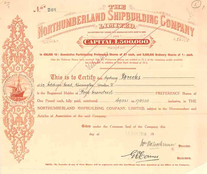 Northumberland Shipbuilding Co.