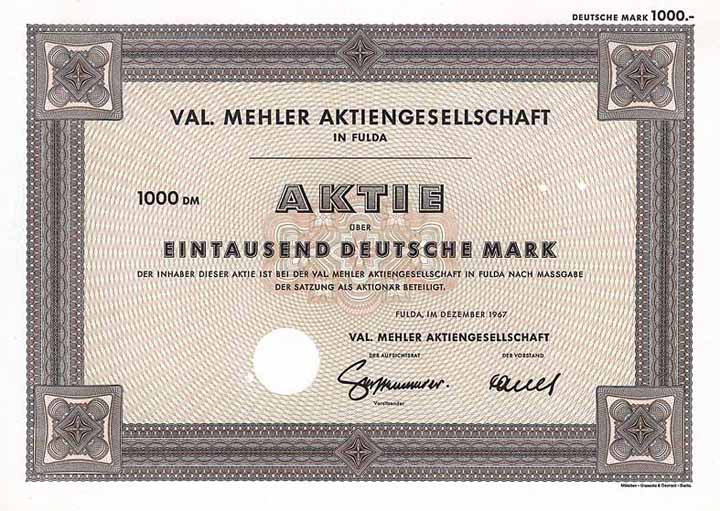 Val. Mehler AG