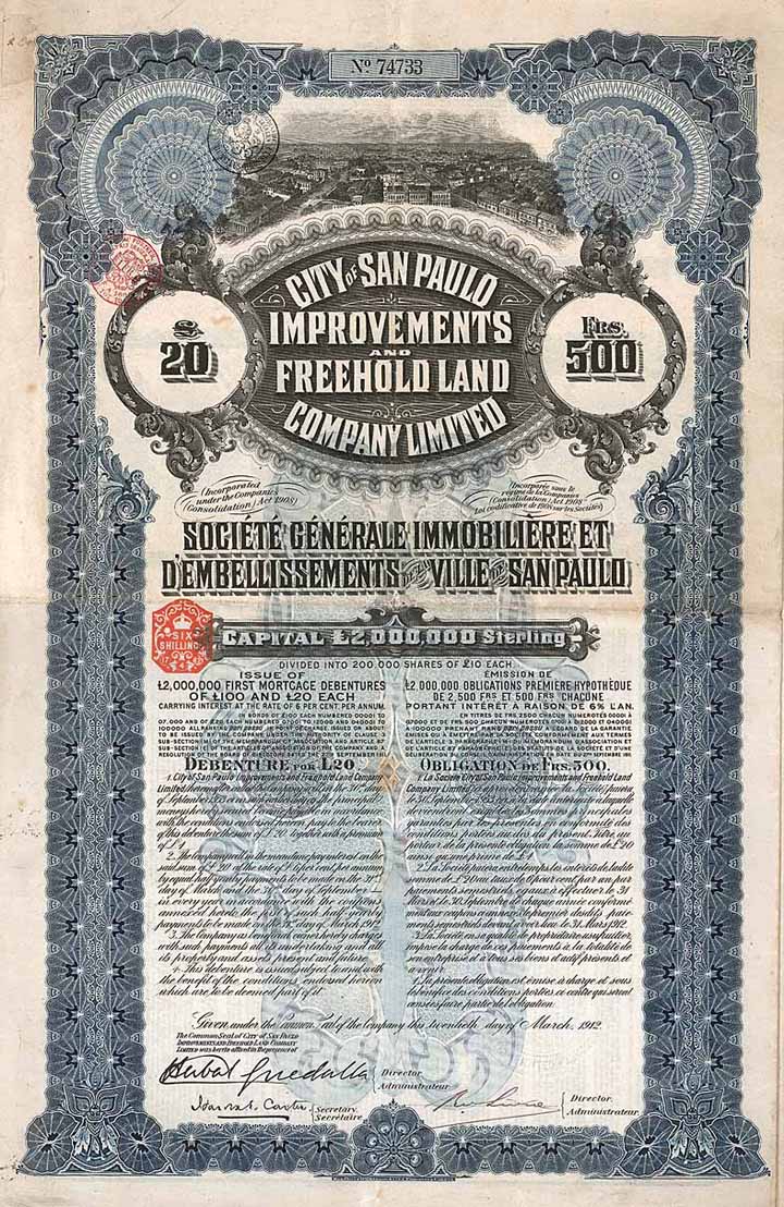 City of San Paulo Improvements & Freehold Land Company Ltd.