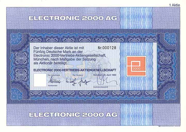 Electronic 2000-Vertriebs-AG