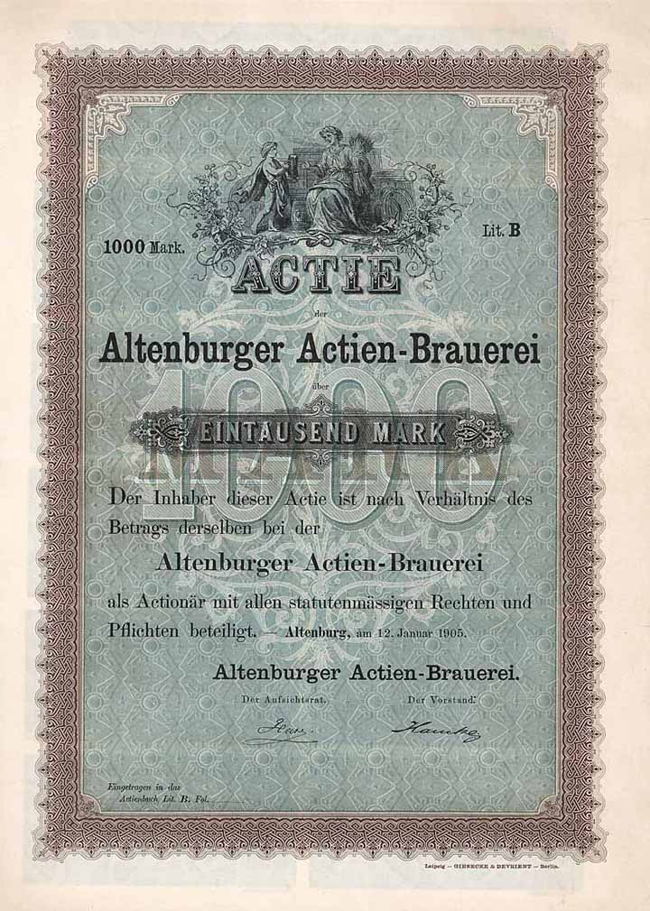 Altenburger Actien-Brauerei