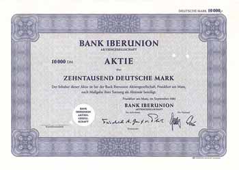 Bank Iberunion AG