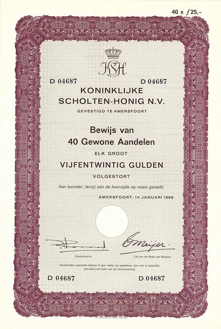 Koninklijke Scholten-Honig N.V.