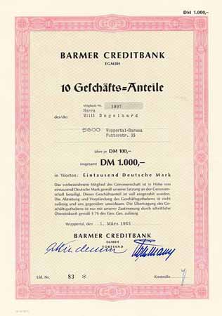 Barmer Creditbank