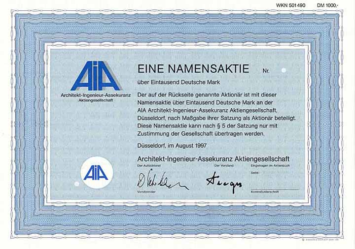 Architekt-Ingenieur-Assekuranz AG