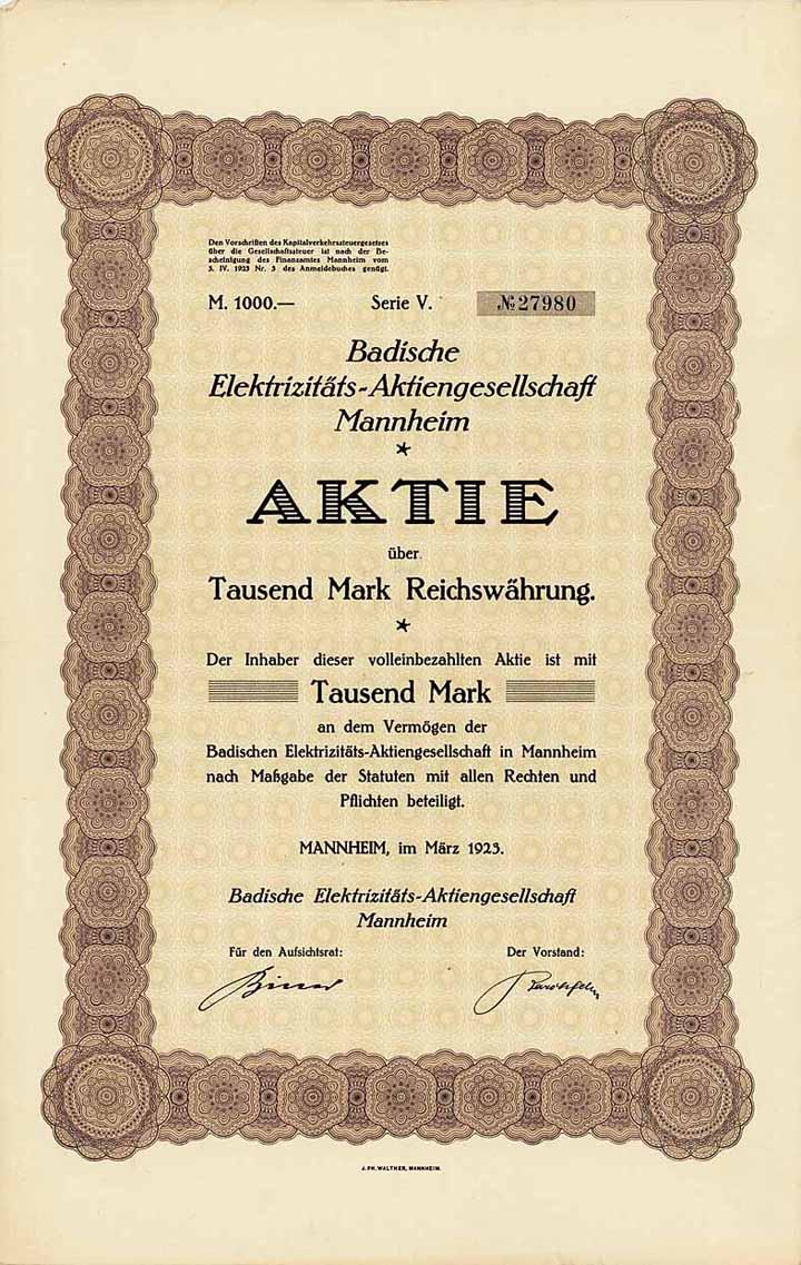 Badische Elektrizitäts-AG