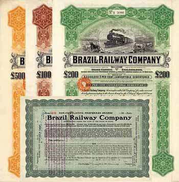 Brazil Railway Company (4 Stücke)