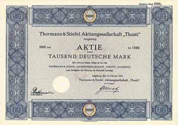 Thormann & Stiefel AG “Thosti”