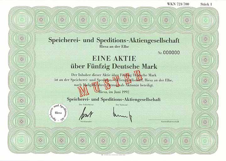 Speicherei- und Speditions-AG