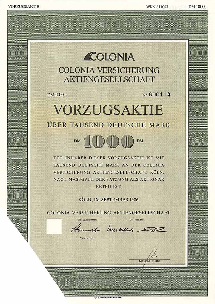 Colonia Versicherung AG