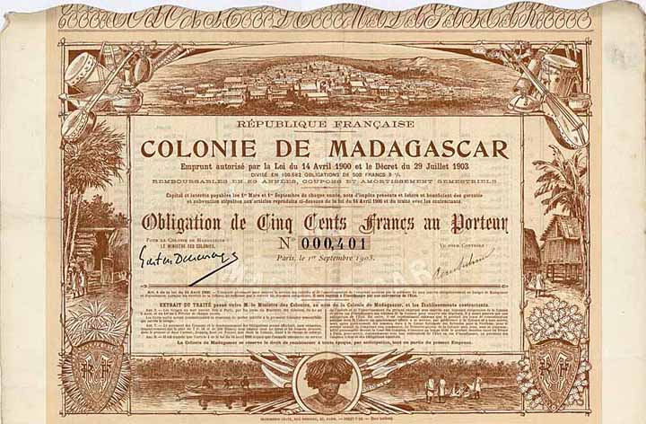 Colonie de Madagascar