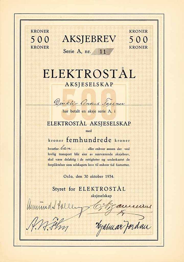 Elektrostal Aksjeselskap