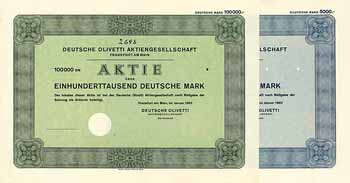 Deutsche Olivetti AG (2 Stücke)