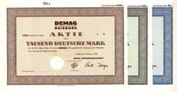 Demag AG (3 Stücke)