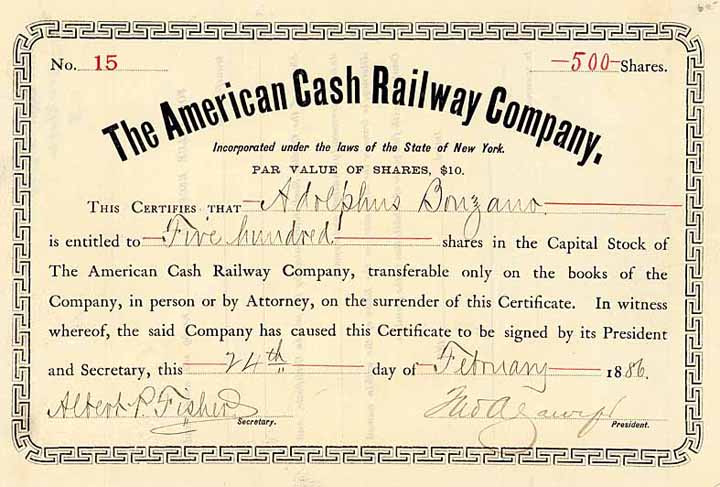 American Cash Railway Co.