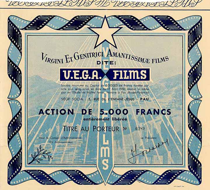 Virgini Et Genitrici Amantissimae Films, VEGA Films