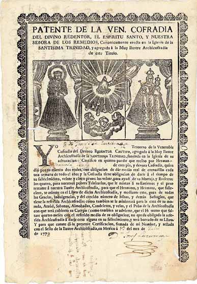 Cofradia del Divino Redentor, el Espiritu Santo. y Nuestra Senora (Bruderschaft des göttlichen Erlösers, des Heiligen Geistes, der Mutter Gottes)