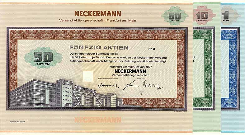 Neckermann Versand AG (3 Stücke)