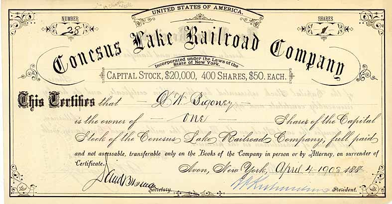 Conesus Lake Railroad