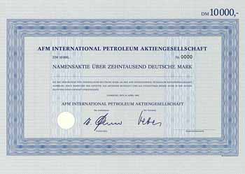 AFM International Petroleum AG