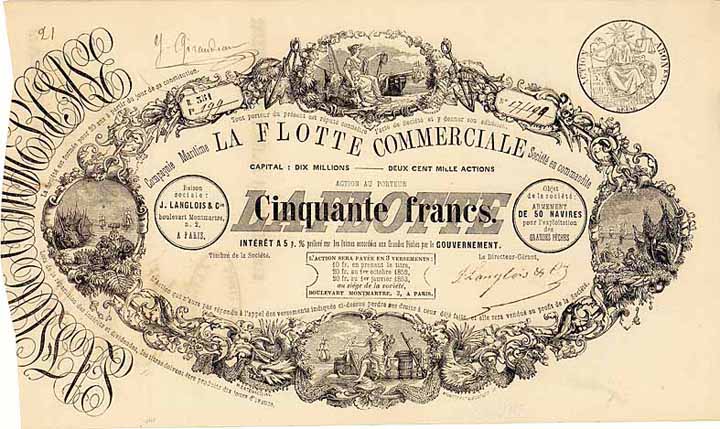 Cie. Maritime La Flotte Commerciale Soc. en comm.