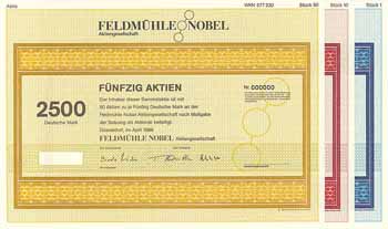 Feldmühle Nobel AG (3 Stücke)