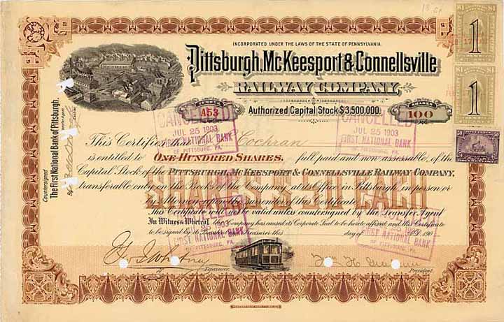 Pittsburgh, McKeesport & Connellsville Railway